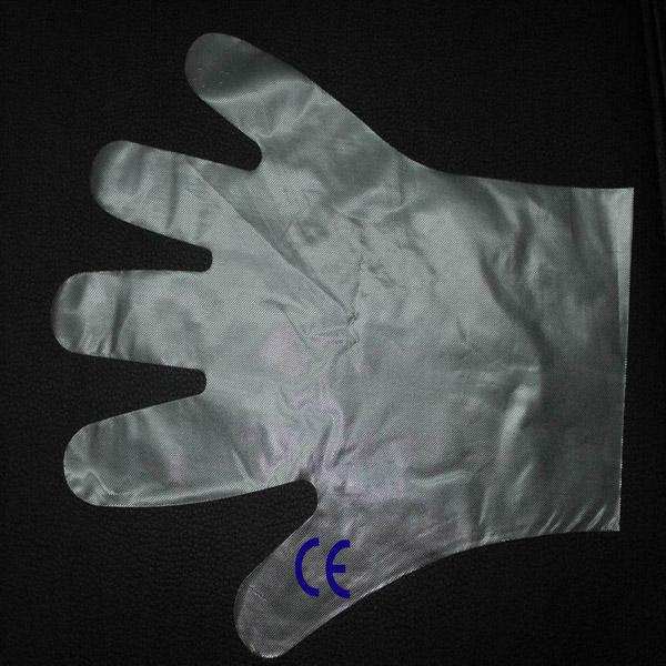 gants jetables de gants de gants jetables transparents jetables de polyéthylène poly