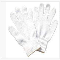 Personalized Bleached Poly / Cotton Hand Gloves for Warehousing Construction