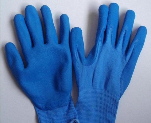 XL Foam Finished Reuseable Nylon Latex Palm Coated Gloves For Handling Farm