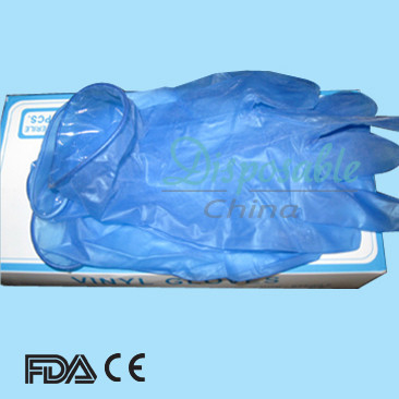 Gants médicaux d'examen de vinyle de gants de vinyle de douille de 12 pouces de gants jetables longs de PVC