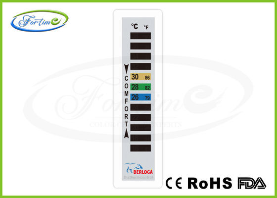 Liquide en plastique Crystal Thermometer de ménage durable pour les vêtements/manteaux 16 | ℃ 38