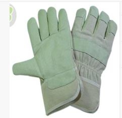 Gants en cuir peau de OEM sécurité Grain porc avec du coton blanc arrière