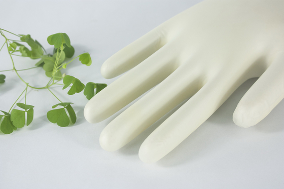 Les gants synthétiques industriels de vinyle saupoudrent les gants libres de vinyle extra de grande taille