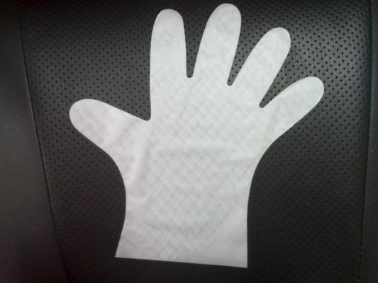 Gants libres d'examen de latex de poudre texturisée non allergénique de bande étirables